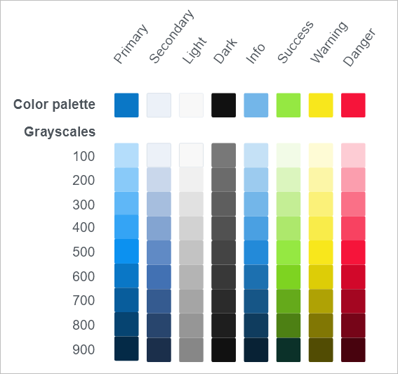 Default color variables and grayscales for themes Default color variables and grayscales for themes